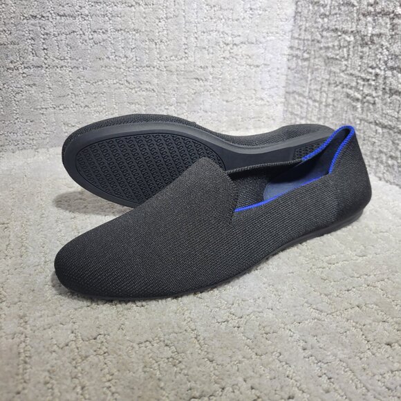 Rothy's The Loafer Black Solid Round Toe Slip On Flat Shoes Womens Size 9.5 - Picture 13 of 13